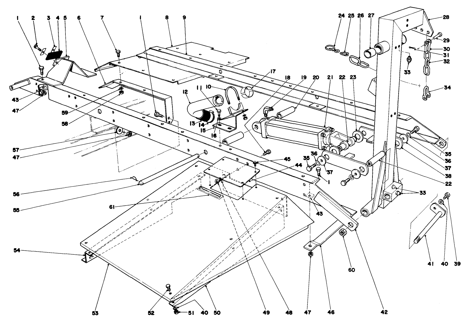 Main Frame Assembly-Front Center