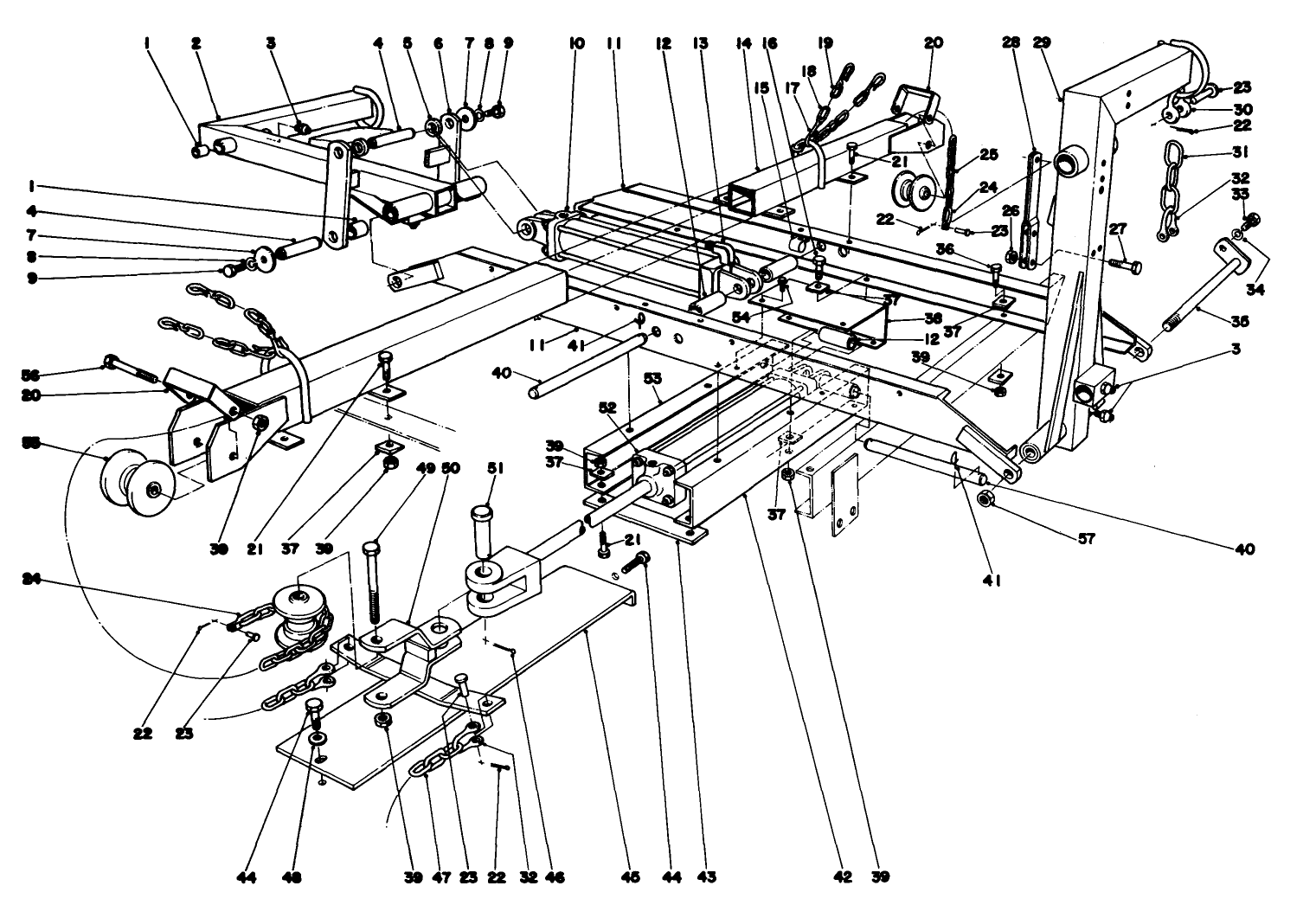 Main Frame Assembly-Rear