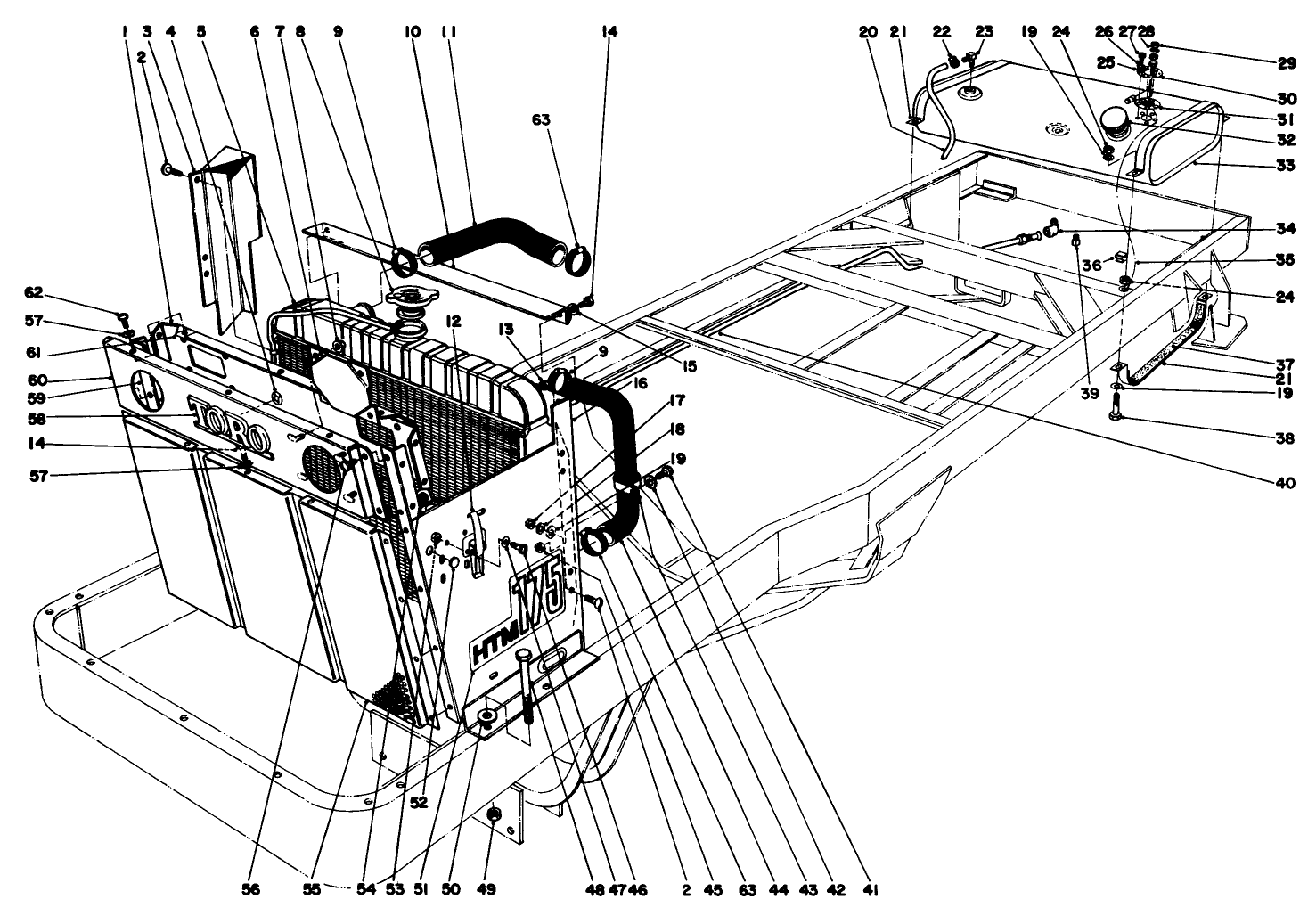 Radiator And Grille Assembly