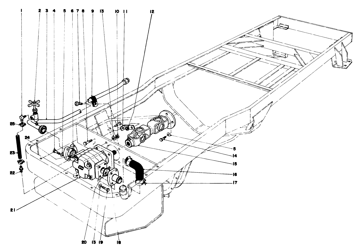 Hydraulic Pump And Universal Drive Assembly