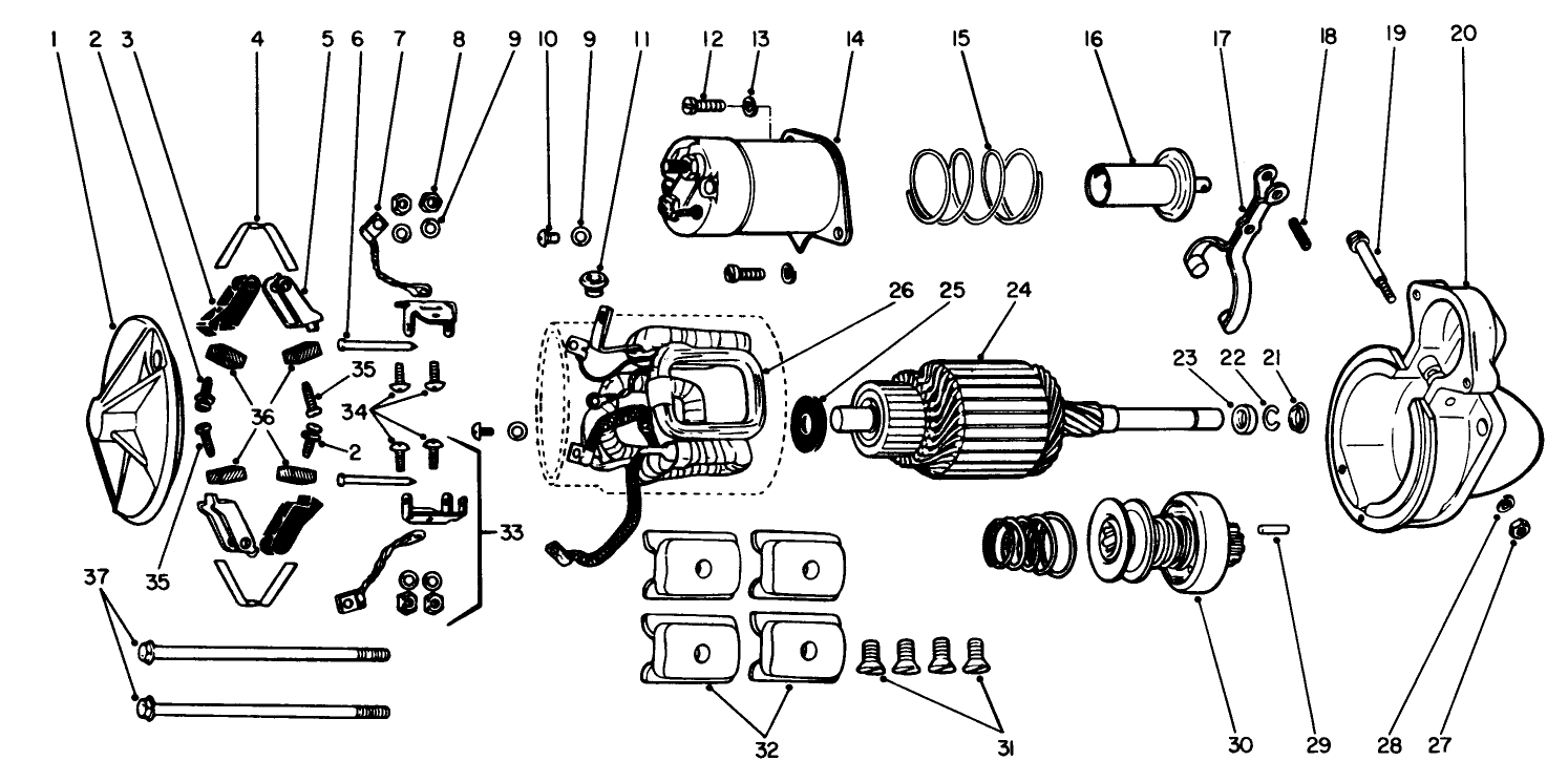 Starter Motor Assembly No. 49-8050