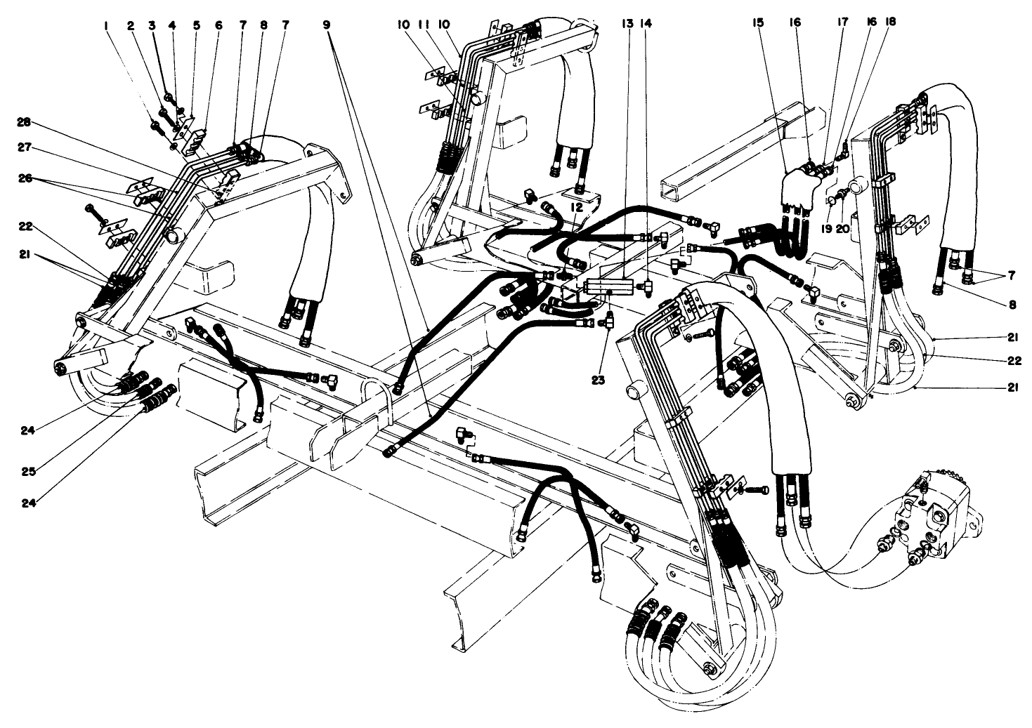 Hydraulic Lines Reel Motor-S Cylinder Assemblies