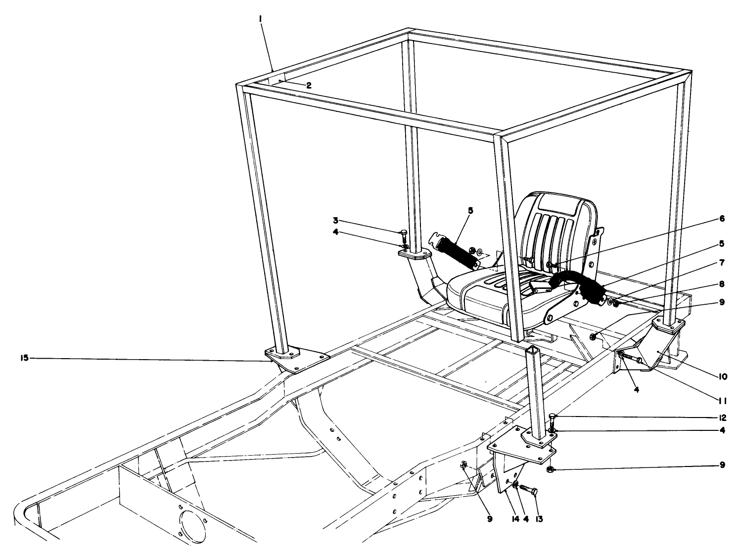 Roll Over Protection Kit No. 77021 (optional)