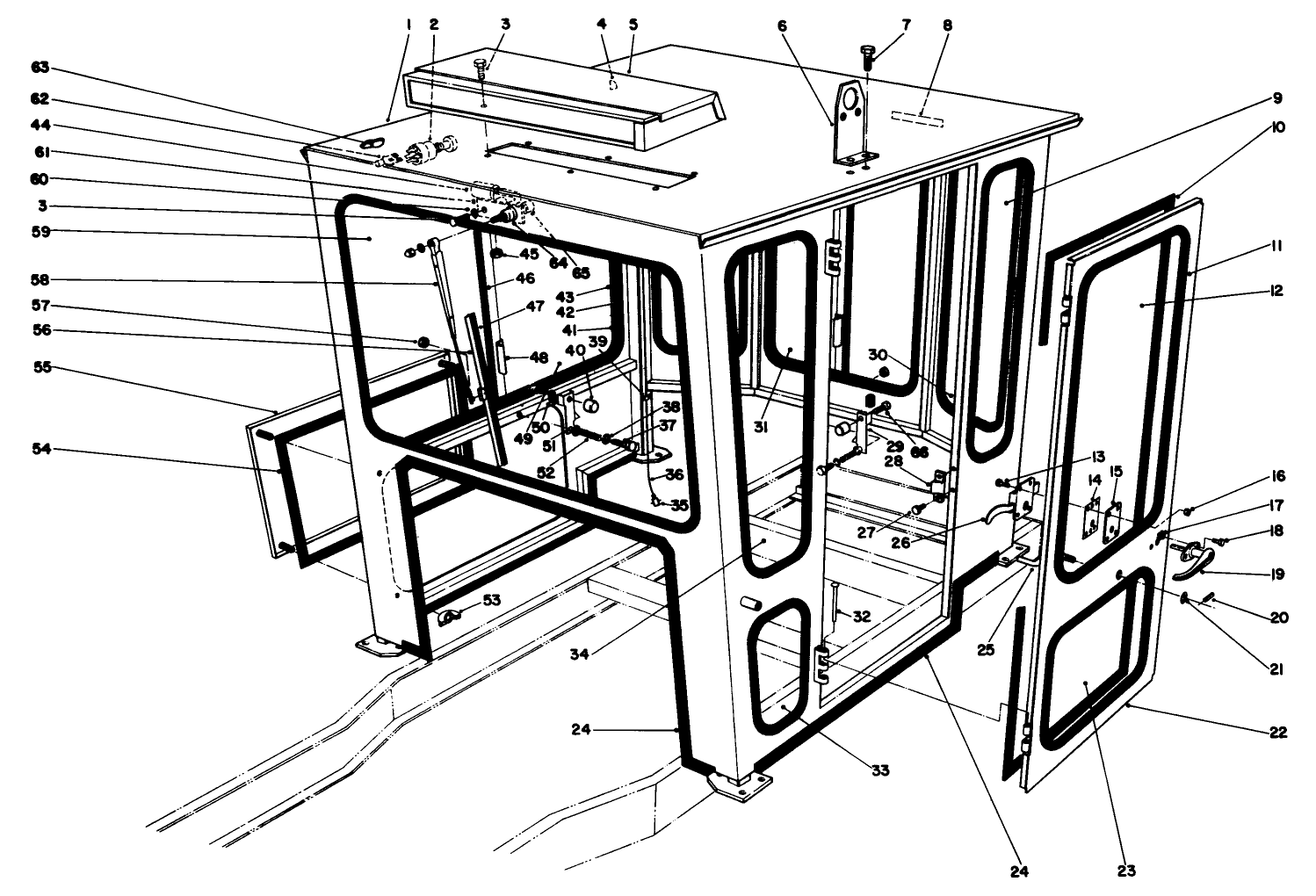 Cab Assembly Kit No. 70155 (optional)