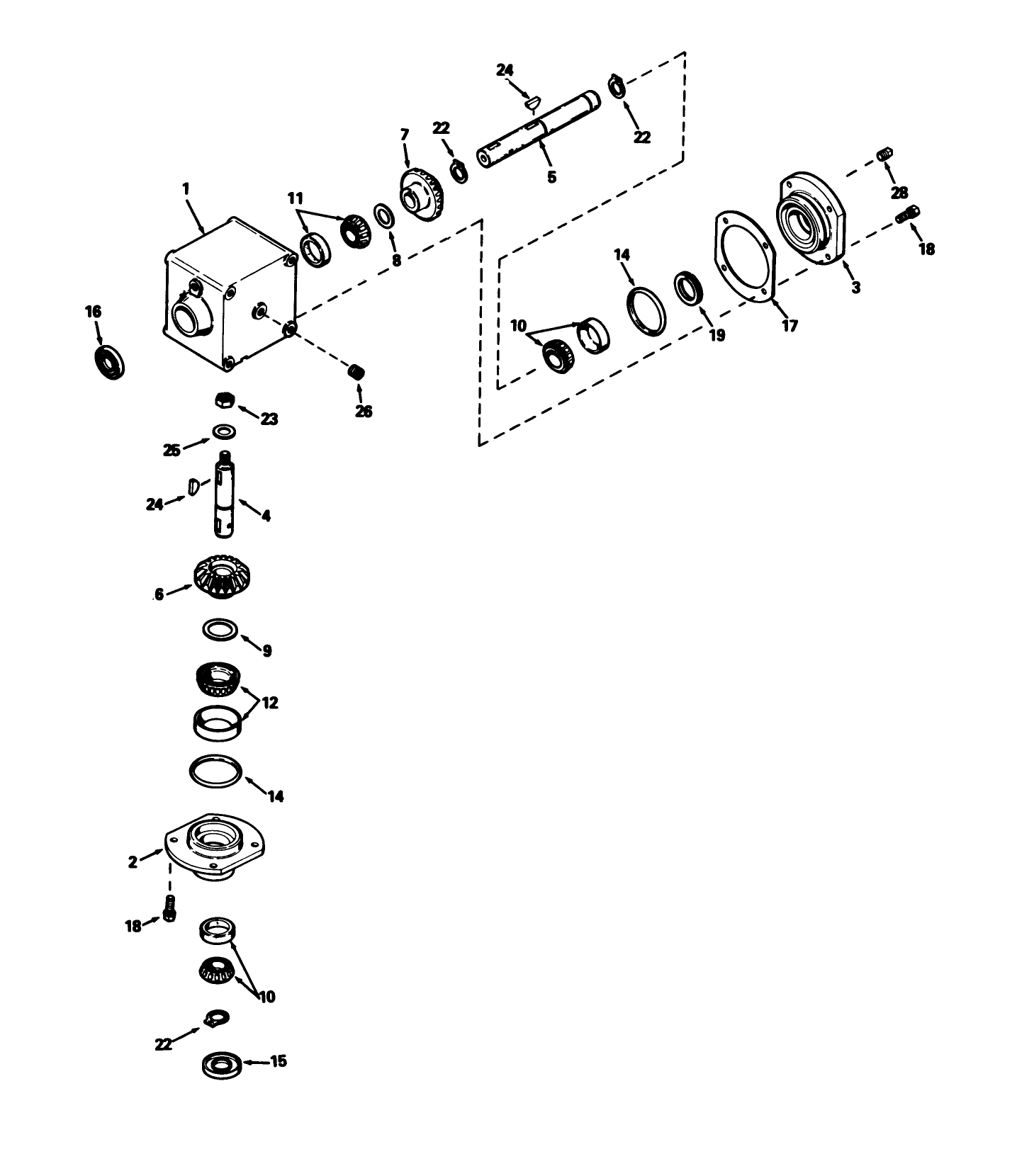 Gear Box Assembly Model No. 1100-010