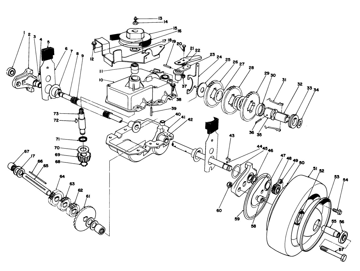 Gear Case Assembly (model 22035)