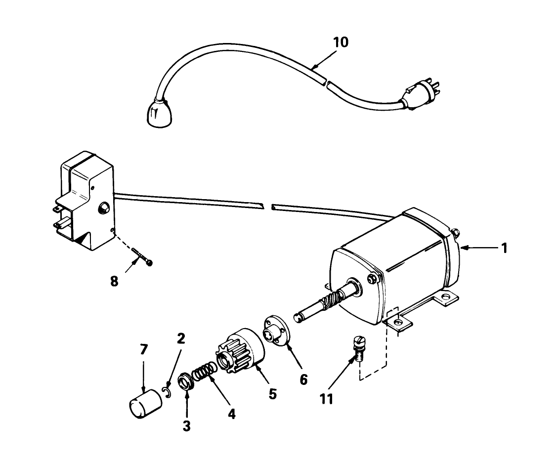 Starter Motor Kit-Model 38-7590 (optional)