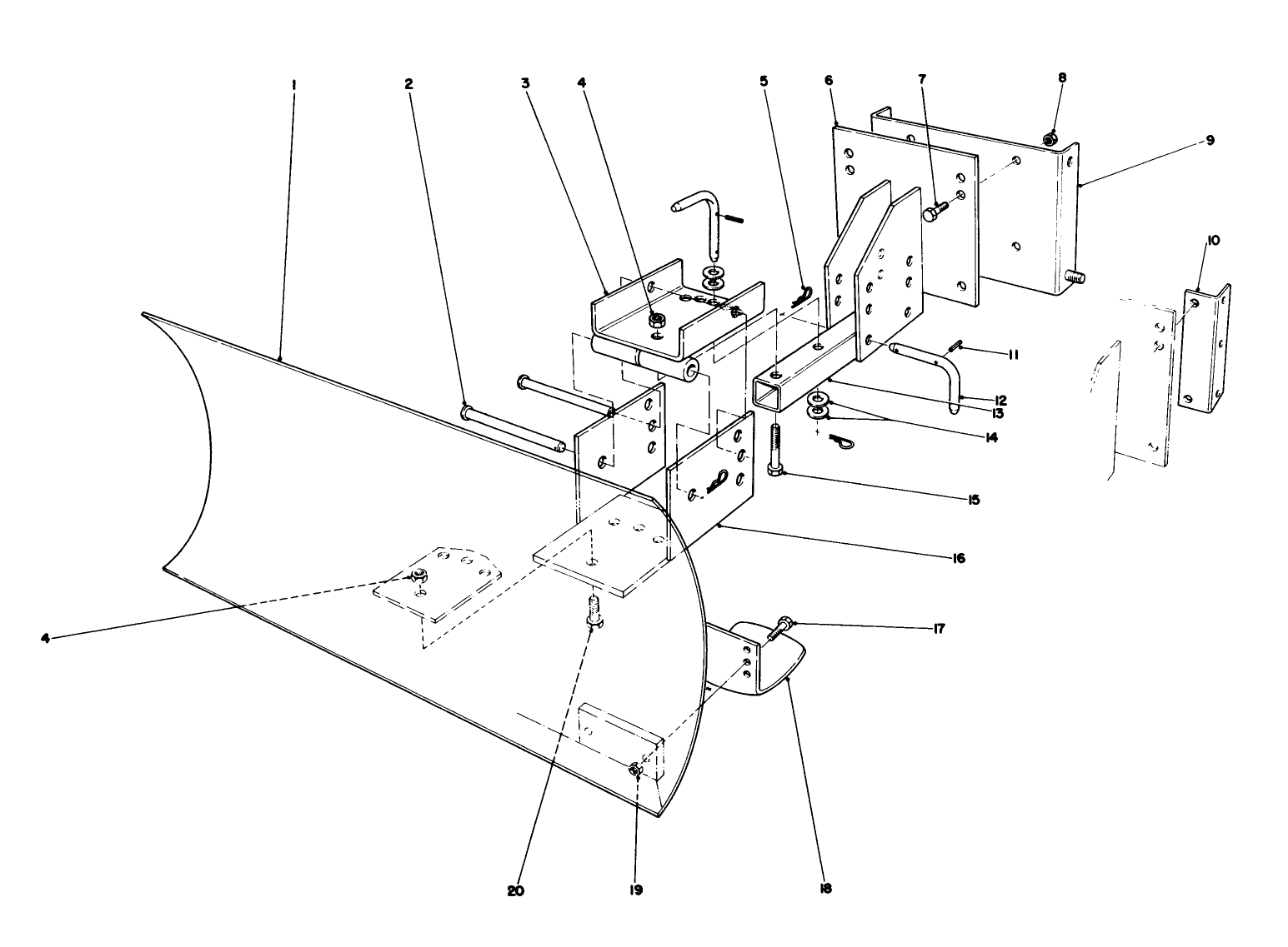 Grader Blade Assembly Model 59099 (optional)