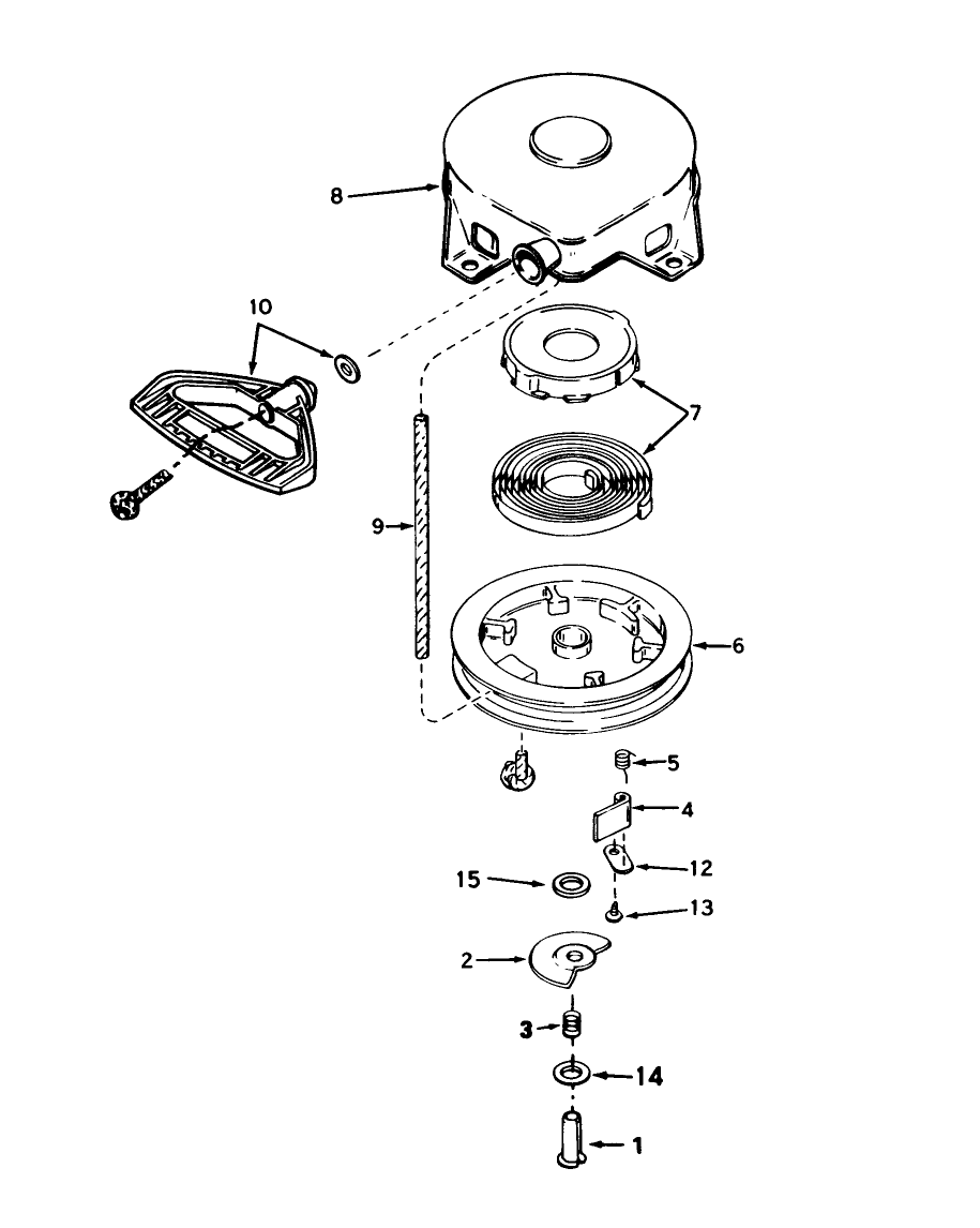 Rewind Starter No. 590604