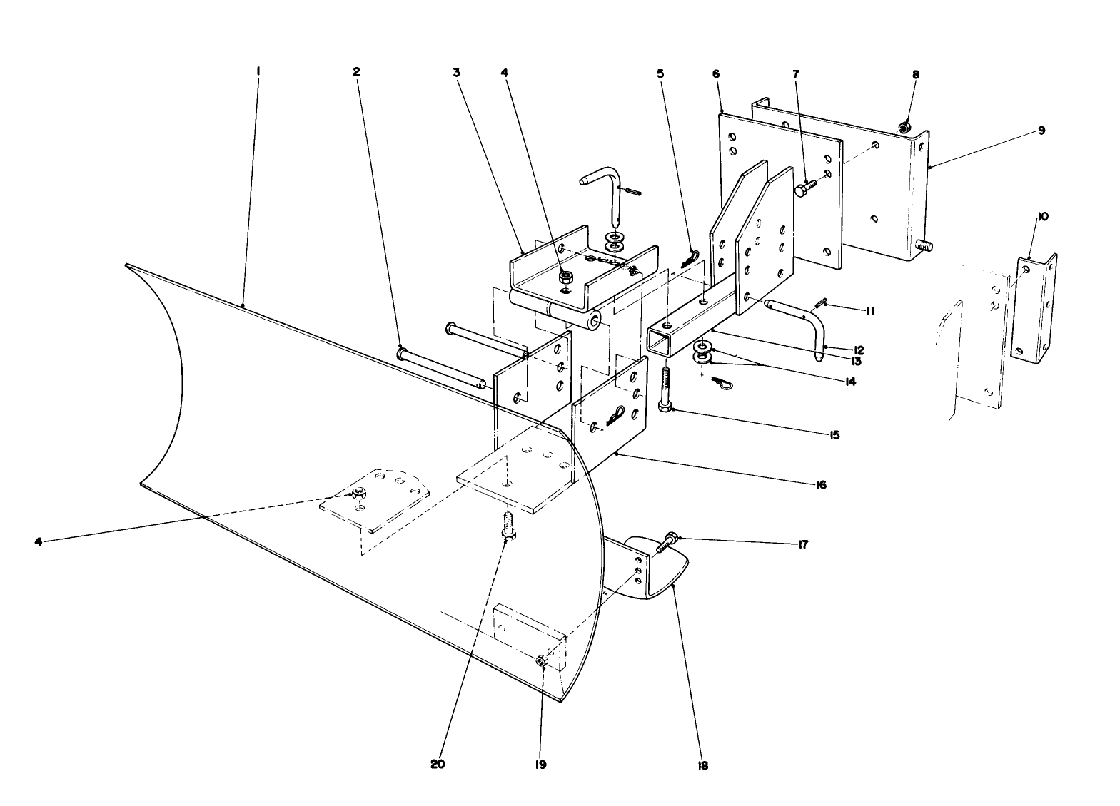 Grader Blade Assembly Model 59099 (optional)