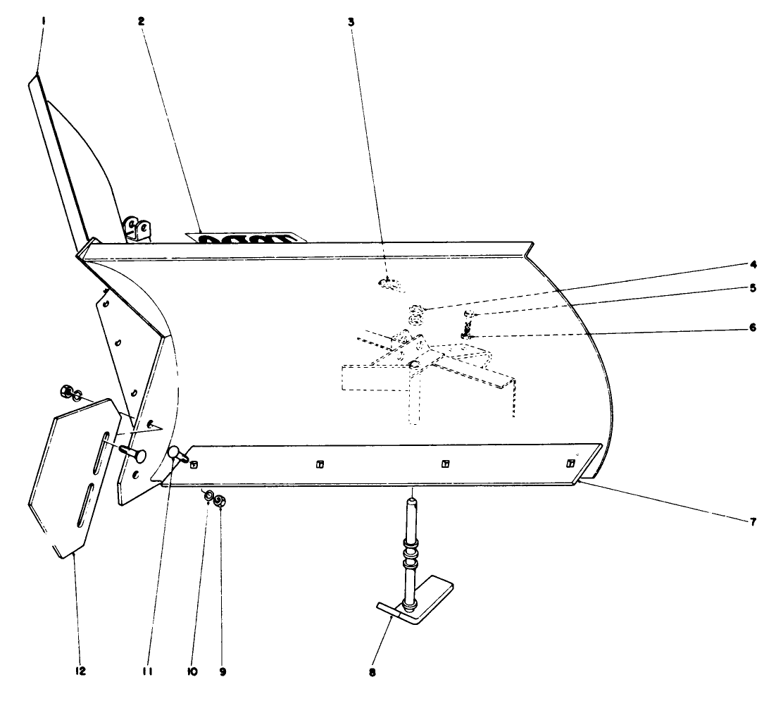 V-Plow Model No. 30750 (optional)