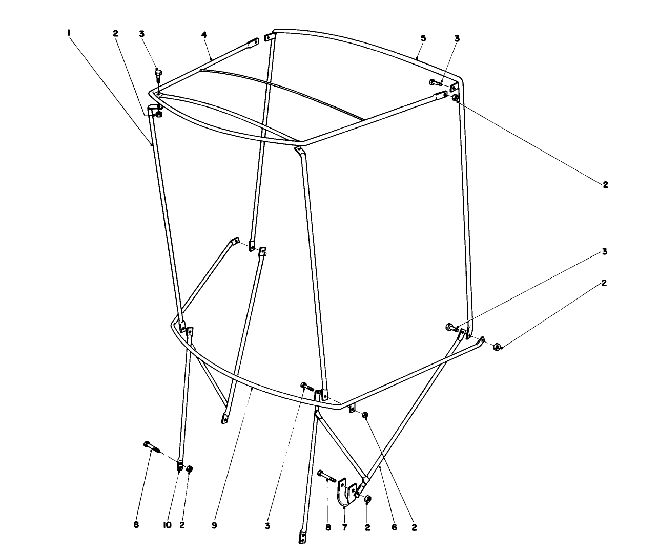 Snow Cab Assembly Model 42-3380 Optional
