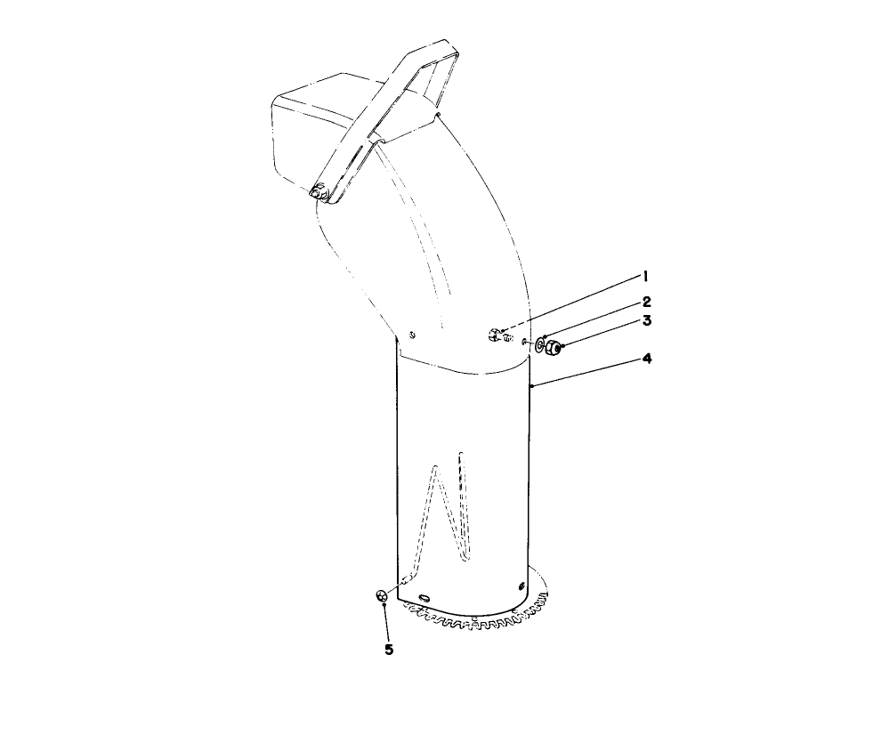 Chute Extension Kit 26-1100 (optional)