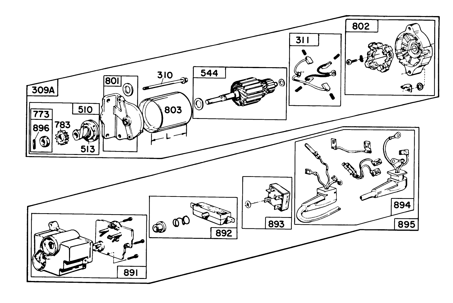 Starter Motor Kit Model No. 37-4630 (optional)