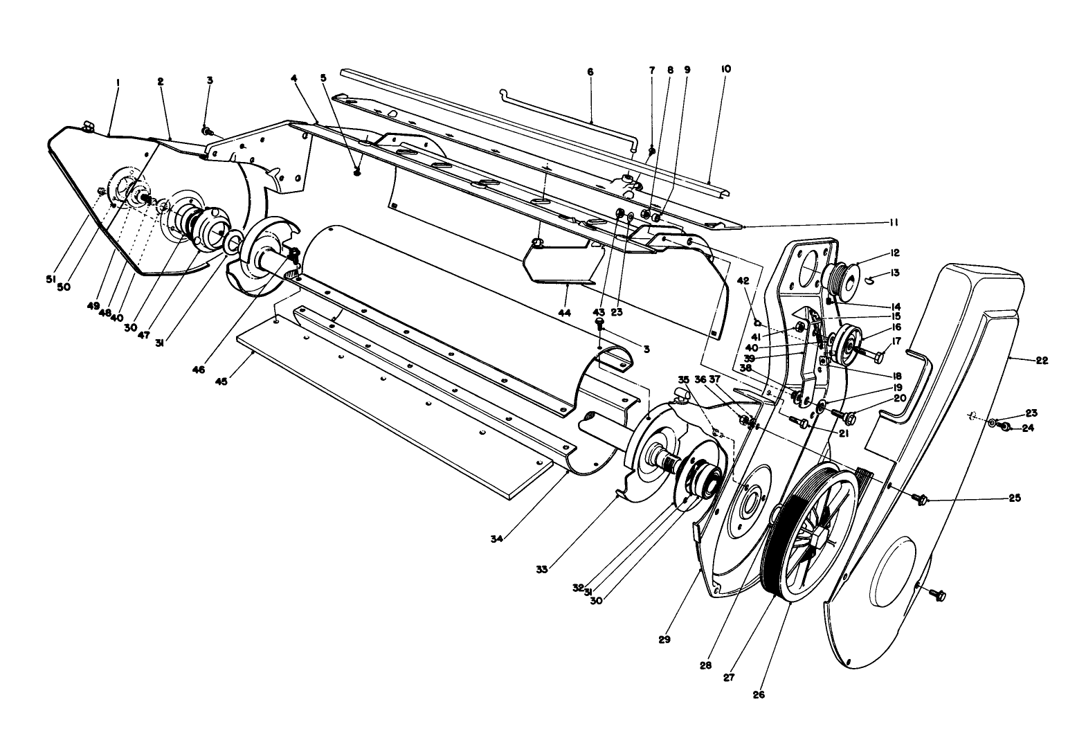 Lower Main Frame Assembly