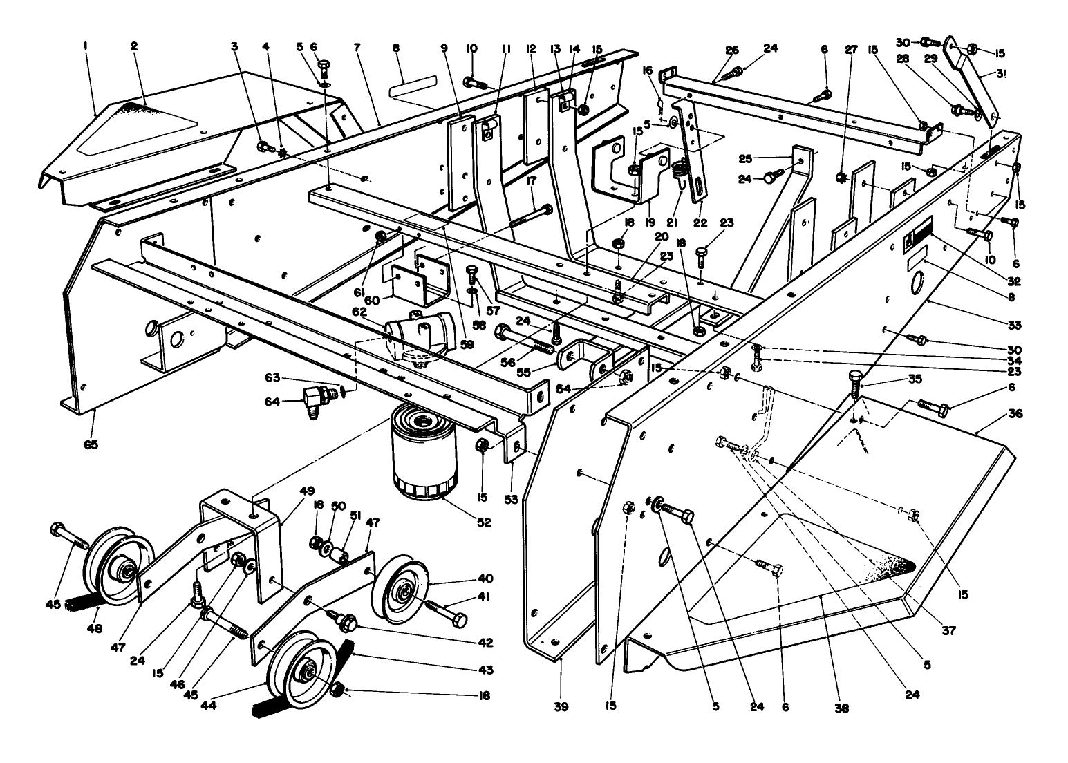 Frame & Jackshaft Assembly