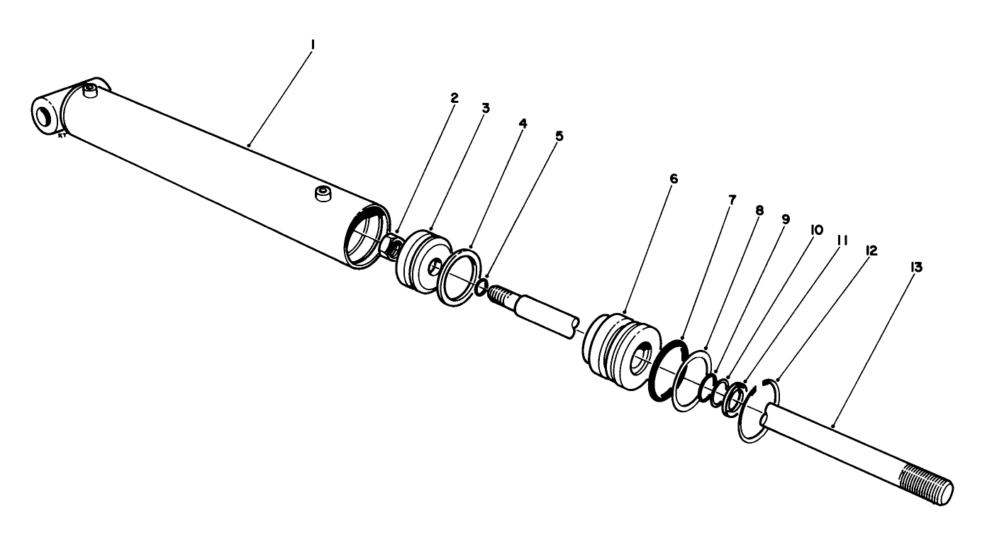 Hydraulic Lift Cylinder No. 54-0150
