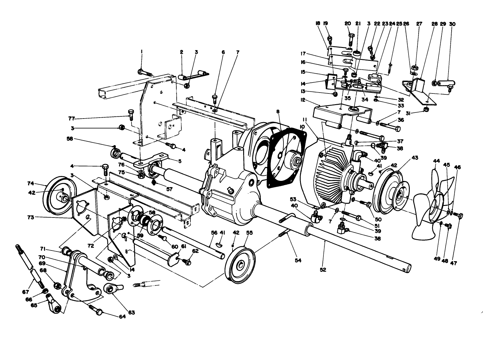 Transmission & Differential Assembly