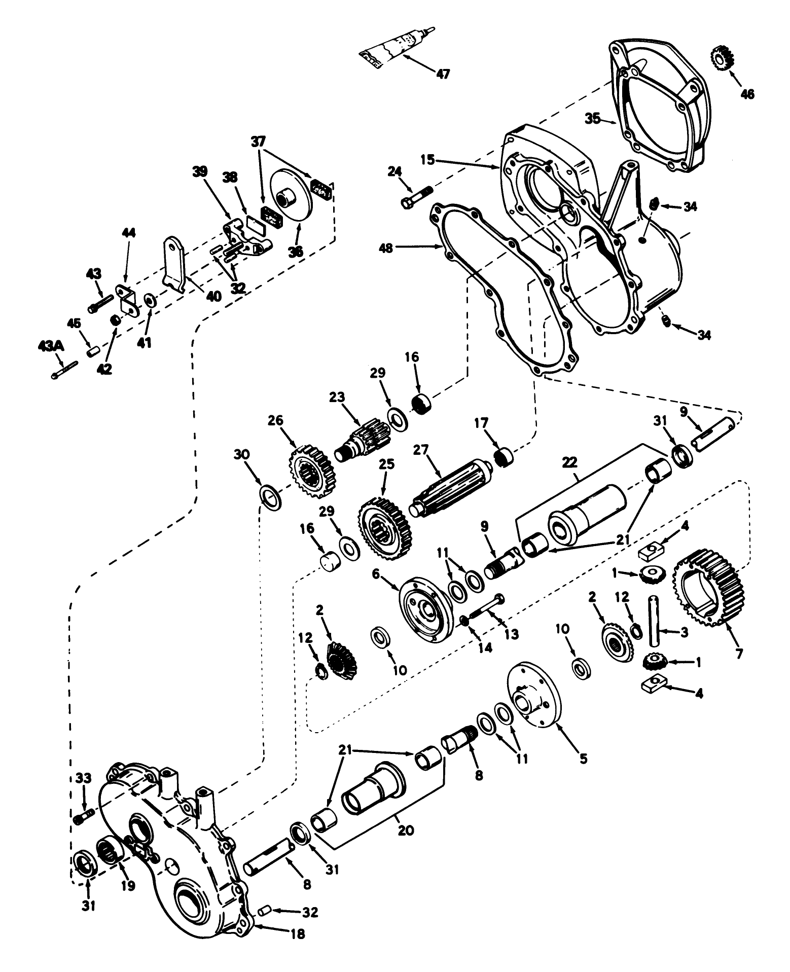 Gear Reduction & Differential No. 1310-001