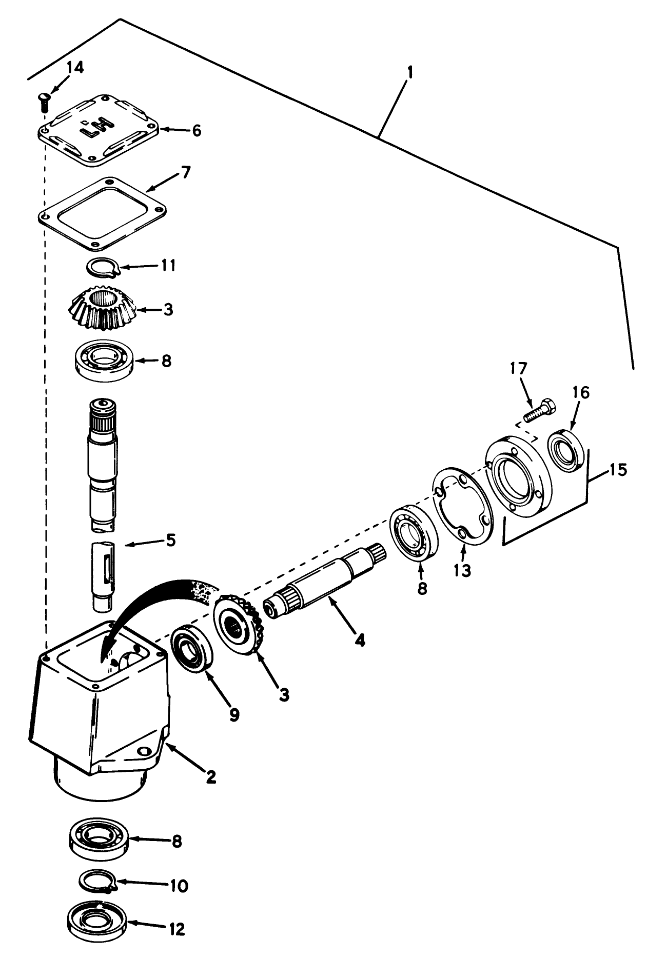 Grass Collection System Model No. 30751 (optional) (continued) Gear Box Assembly Model No. 4398-P91
