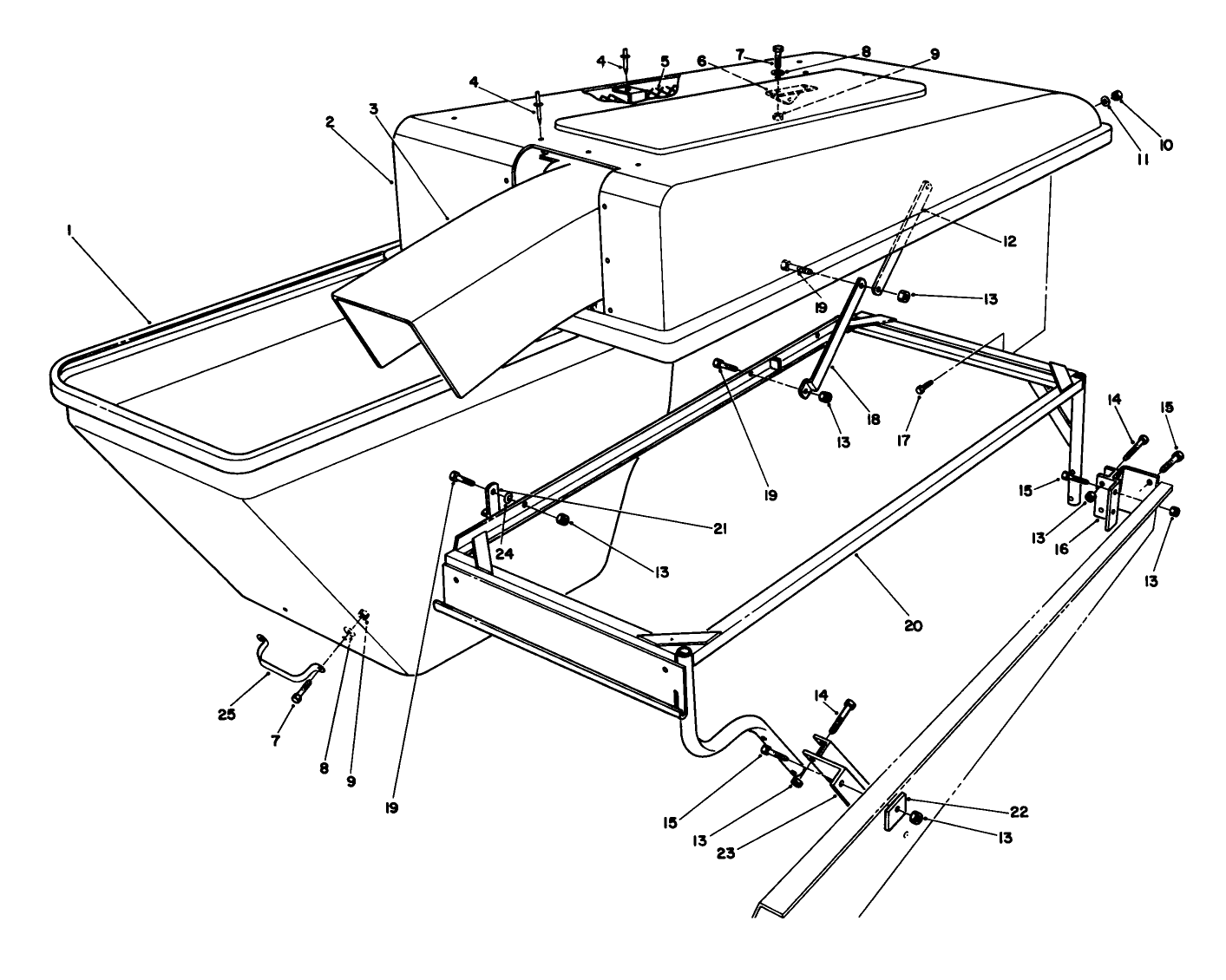 Grass Collection System Model No. 30751 (optional) (continued)