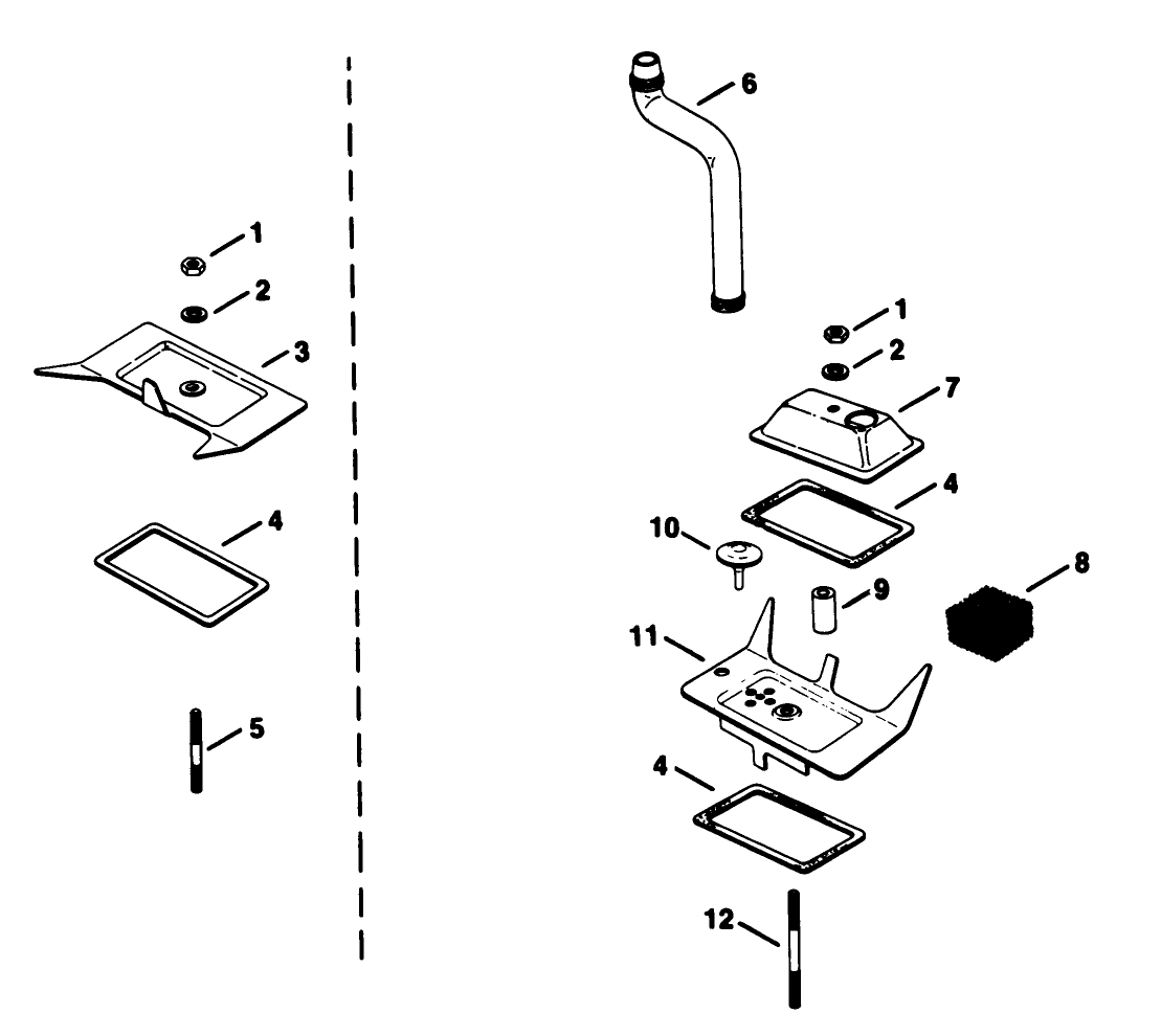 Breather & Vent-Engine Kohler Model No. Kt17qs Type No. 24324 (continued)