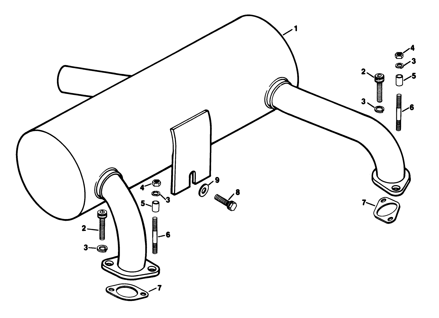 Exhaust-Engine Kohler Model No. Kt17qs Type No. 24324 (continued)