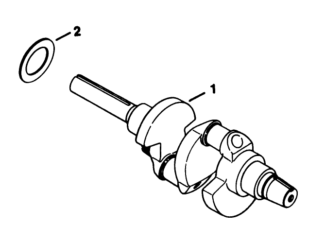 Crankshaft-Engine Kohler Model No. Kt17qs Type No. 24324 (continued)