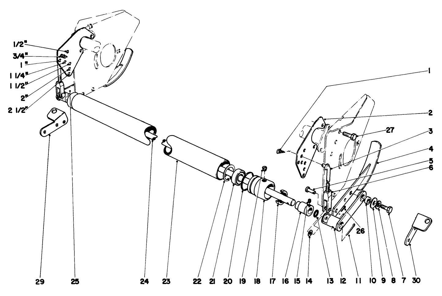 Roller Kits-Rear (optional) Part No.4-5279 Coated Part No.4-8349 Uncoated