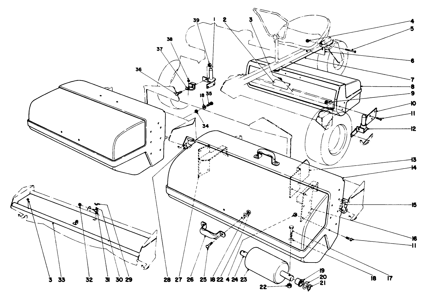 Grass Catcher Kit (optional) Part No. 4-7469
