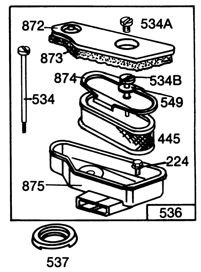 Briggs & Stratton Model No. 253706-0180-01