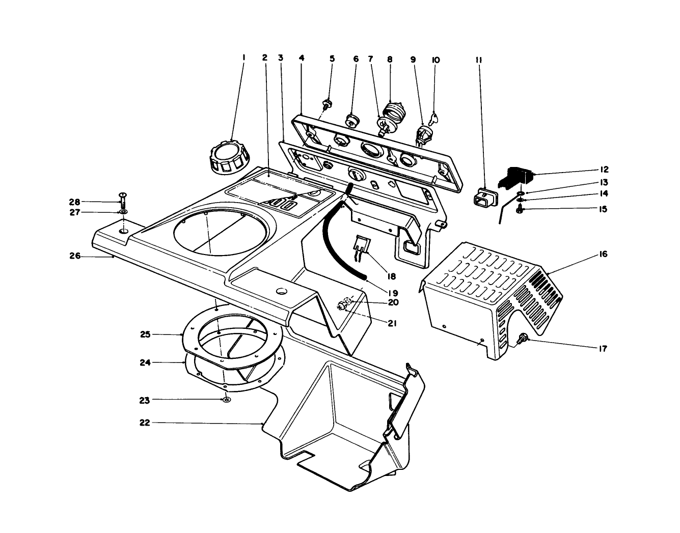 Control Panel & Shrouding Assembly