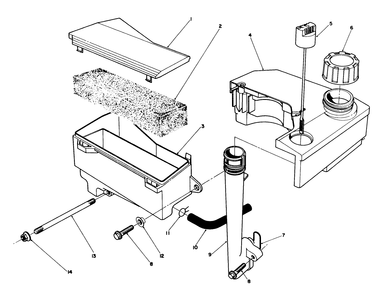 Air Cleaner & Fuel Tank Assembly