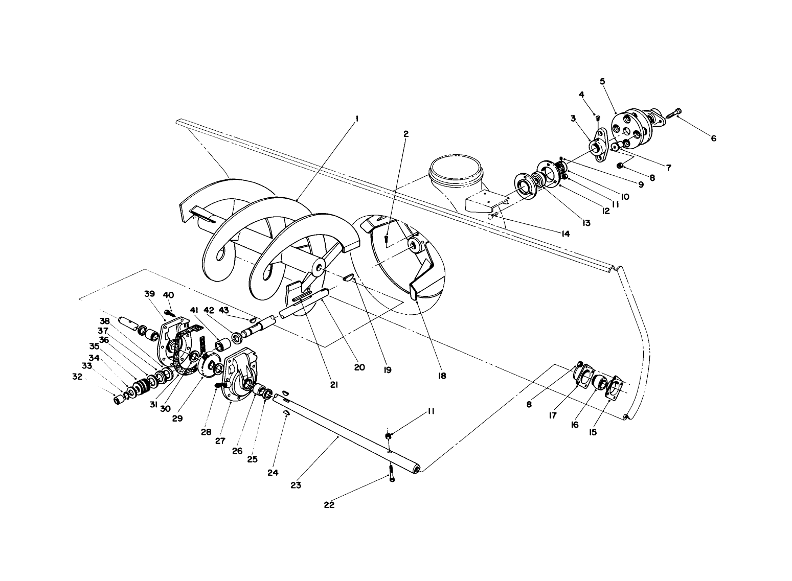 Auger & Gear Box Assembly