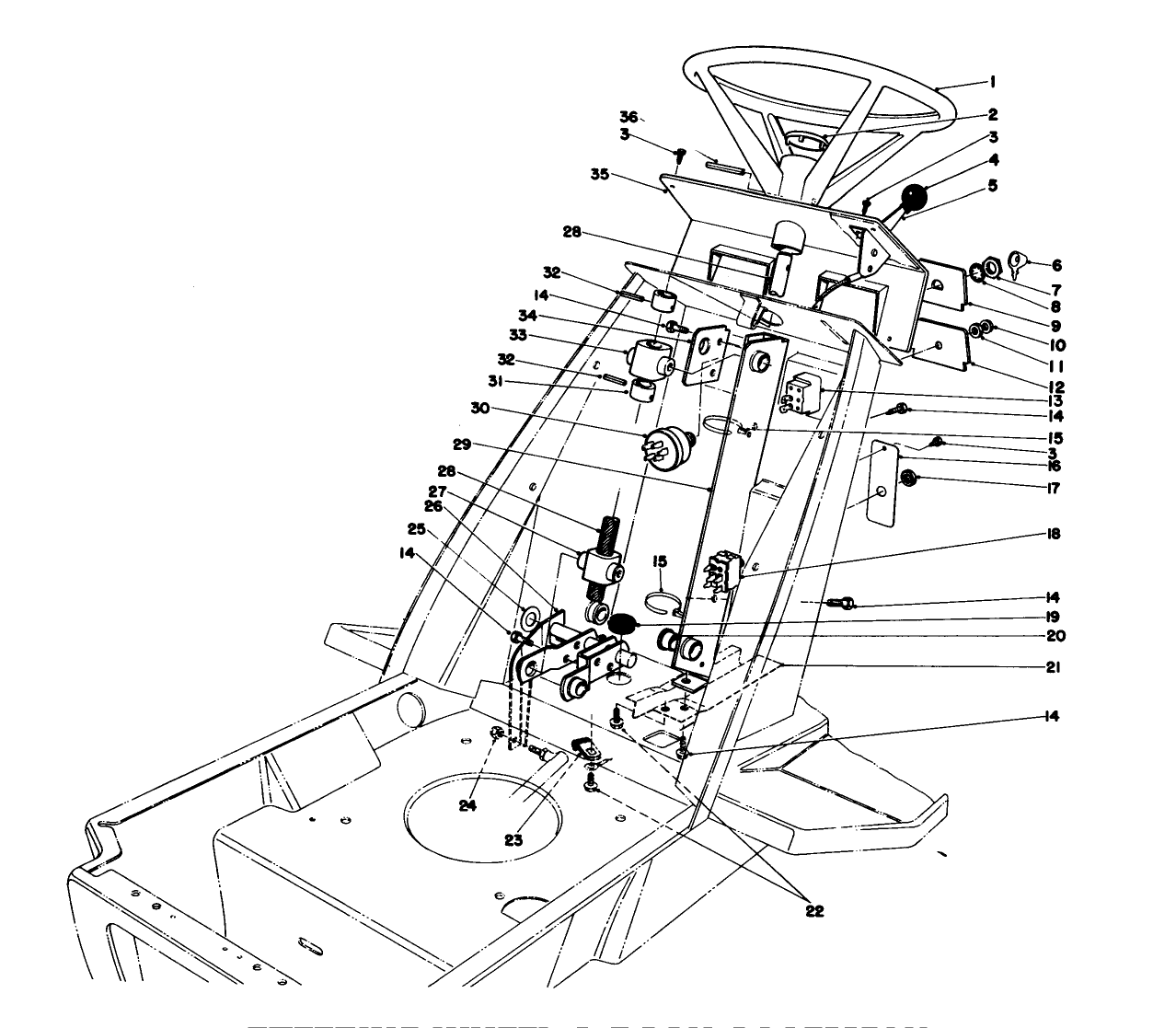 Steering Wheel & Dash Assembly