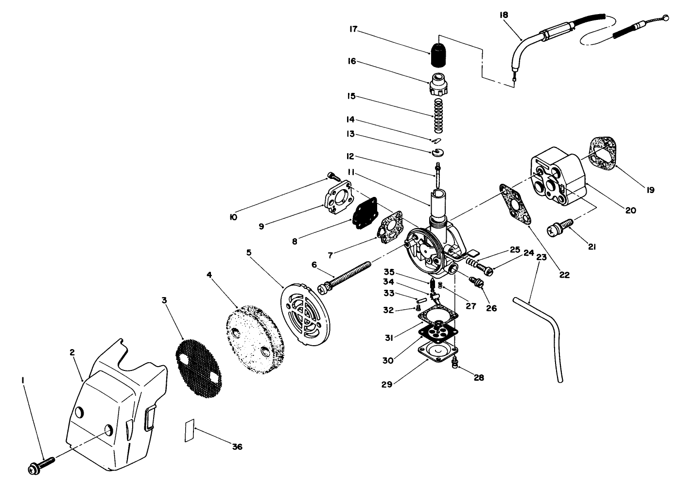 Carburetor & Air Cleaner Assembly