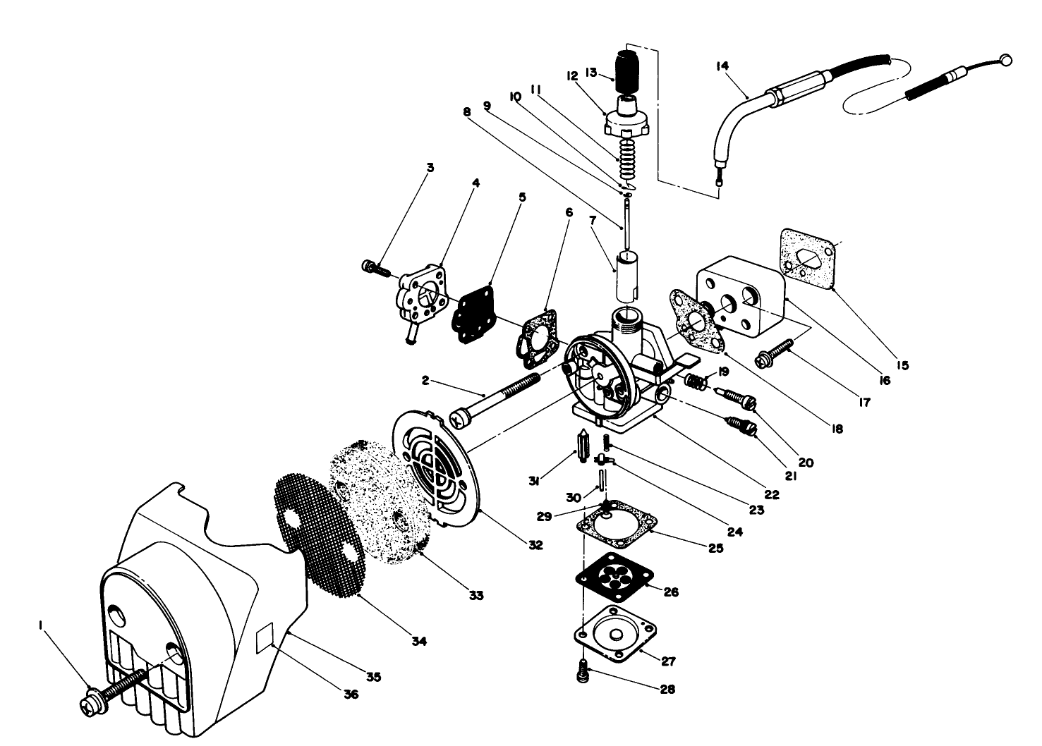 Carburetor & Air Cleaner Assembly