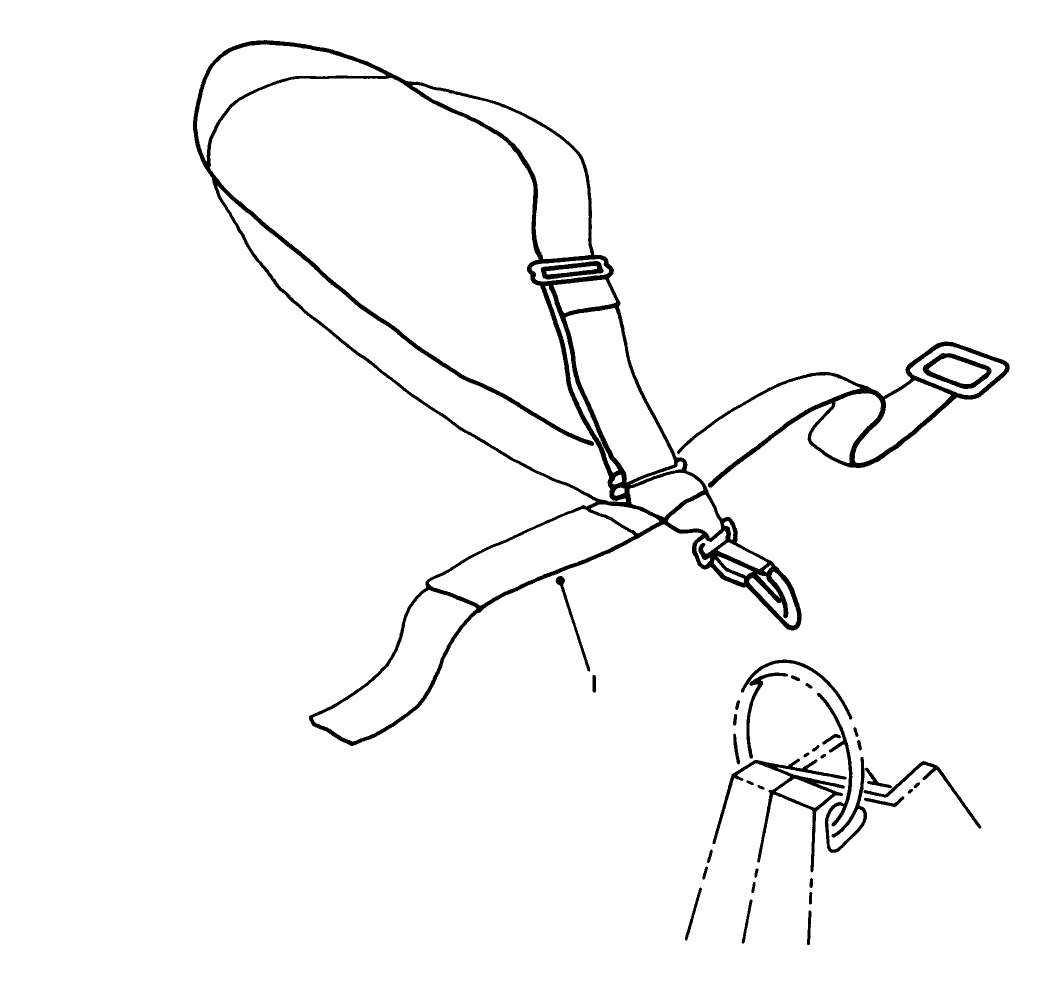 Deluxe Shoulder Belt Harness (optional)