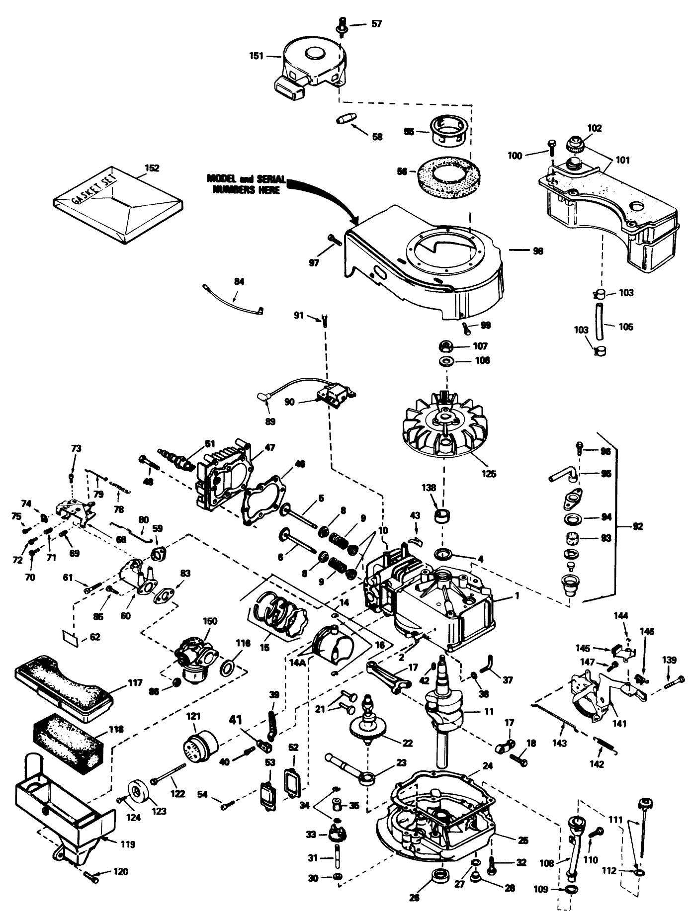 Engine Tecumseh Model No. Tvs90-43228d (continued) (used On Units With Serial No. 6000101-6001259)