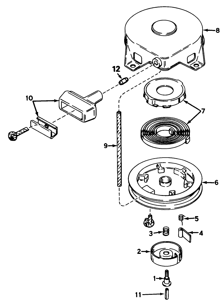 Rewind Starter No. 590420a