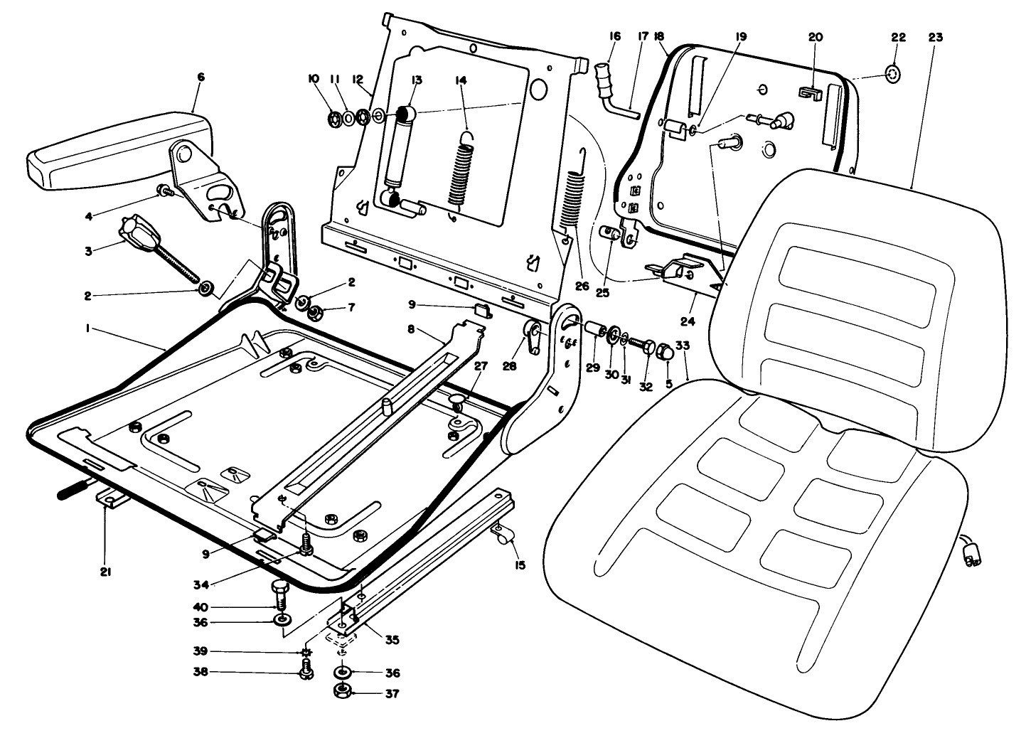 Suspension Seat Assembly
