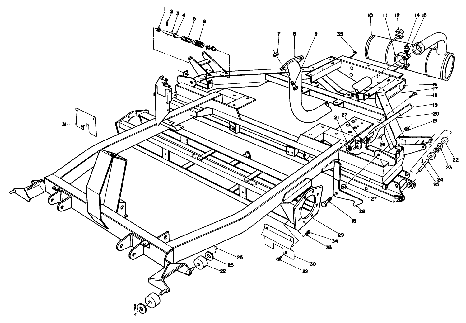 Chassis & Muffler Assembly