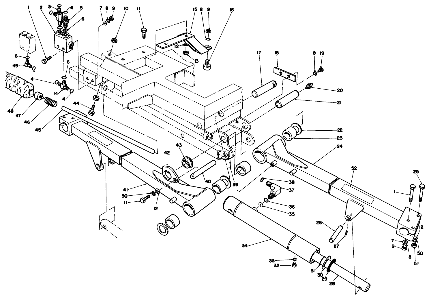 No. 1, 4 & 5 Lift Arms Assembly