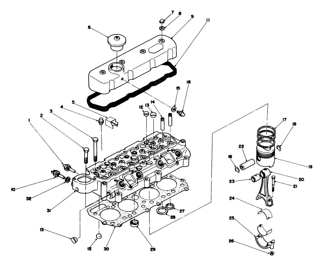 Cylinder Head & Piston Components