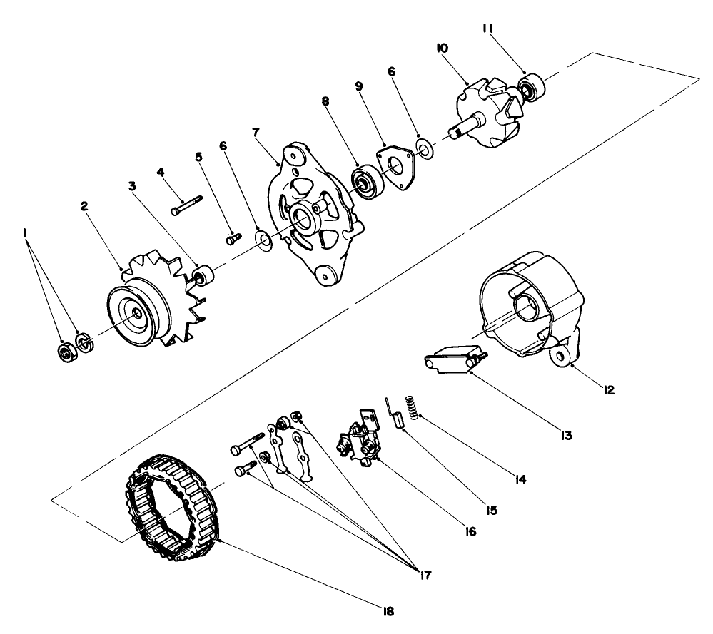 Alternator Assembly No. 60-5420