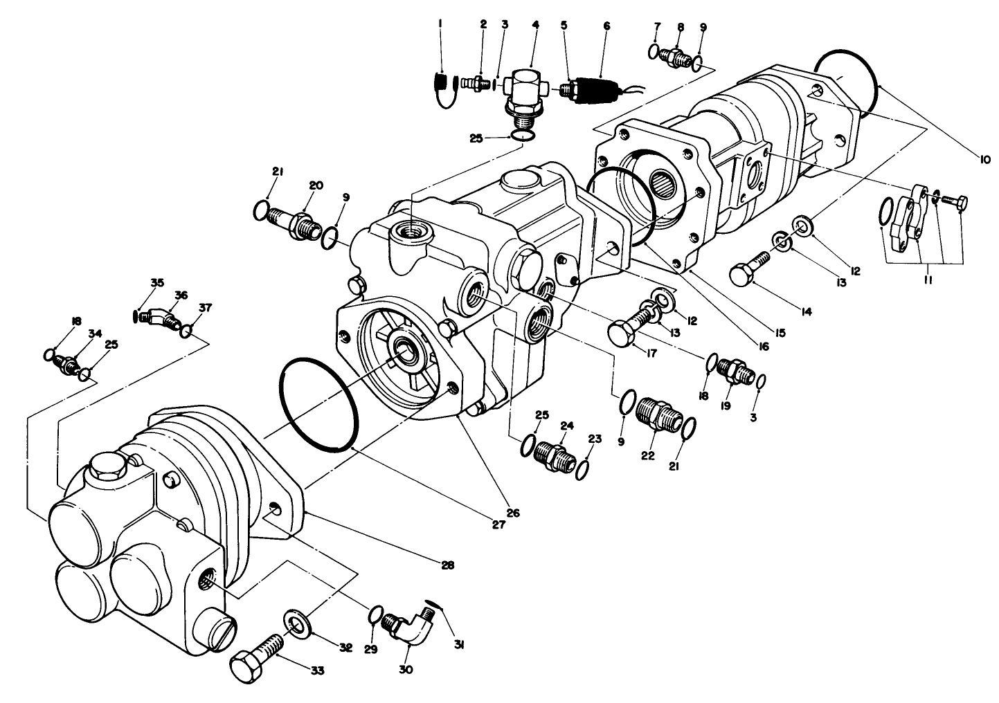 Hydraulic Pump Connections