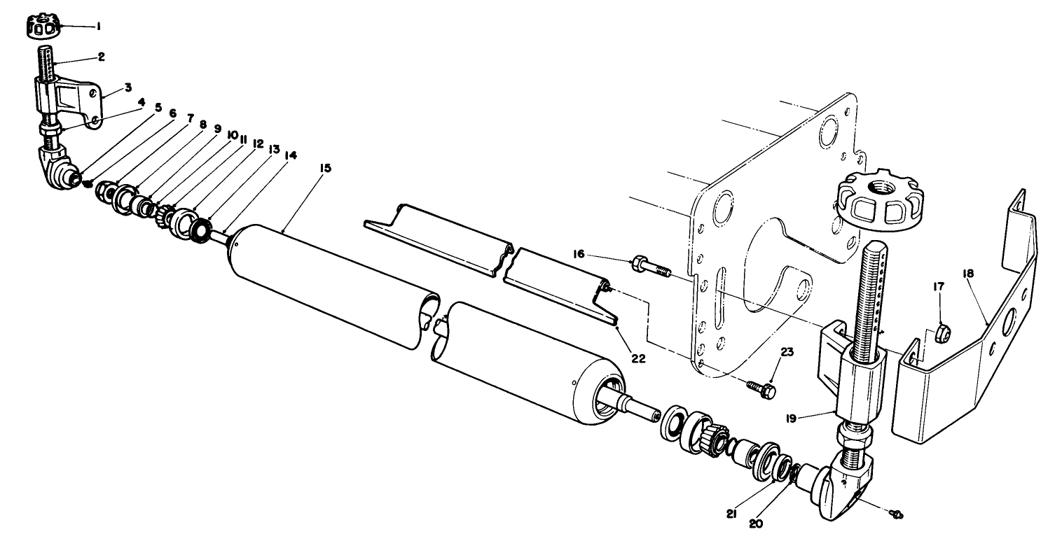 Front Roller Kit Model No. 03742 (optional) Front Roller Scraper Kit Part No. 62-6220 (optional)