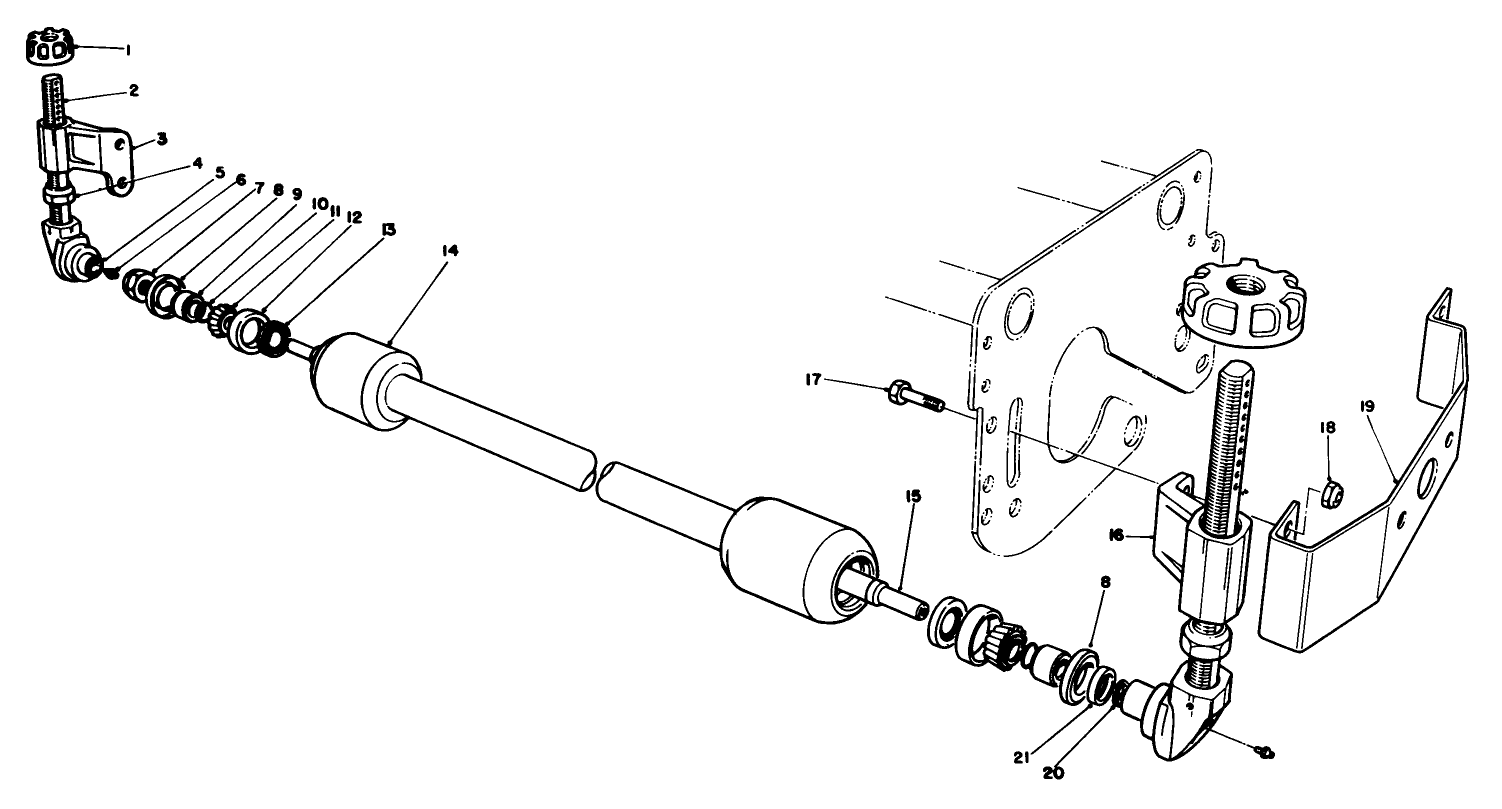 Sectional Roller Kit Model No. 03738 (optional)