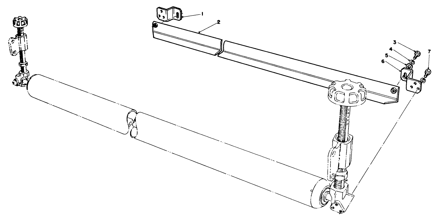 Rear Roller Scraper Kit No. 59-6090 (optional)