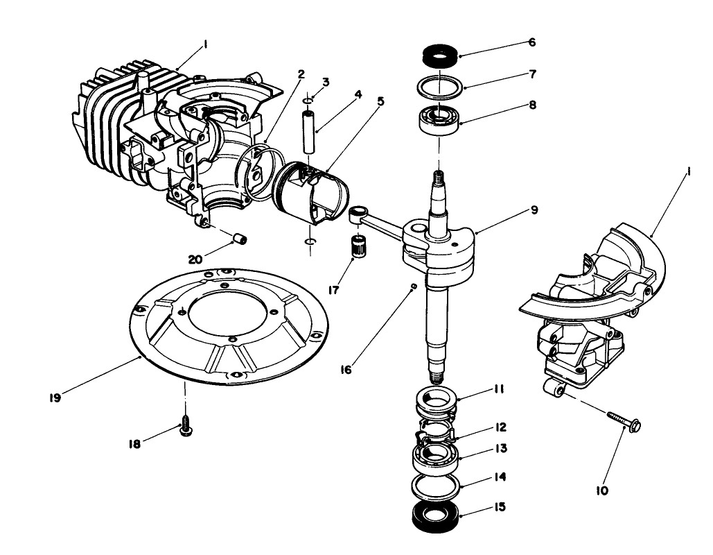 Crankshaft Assembly 47pe-4 (used On Units With Serial No. 6000101-6002200)